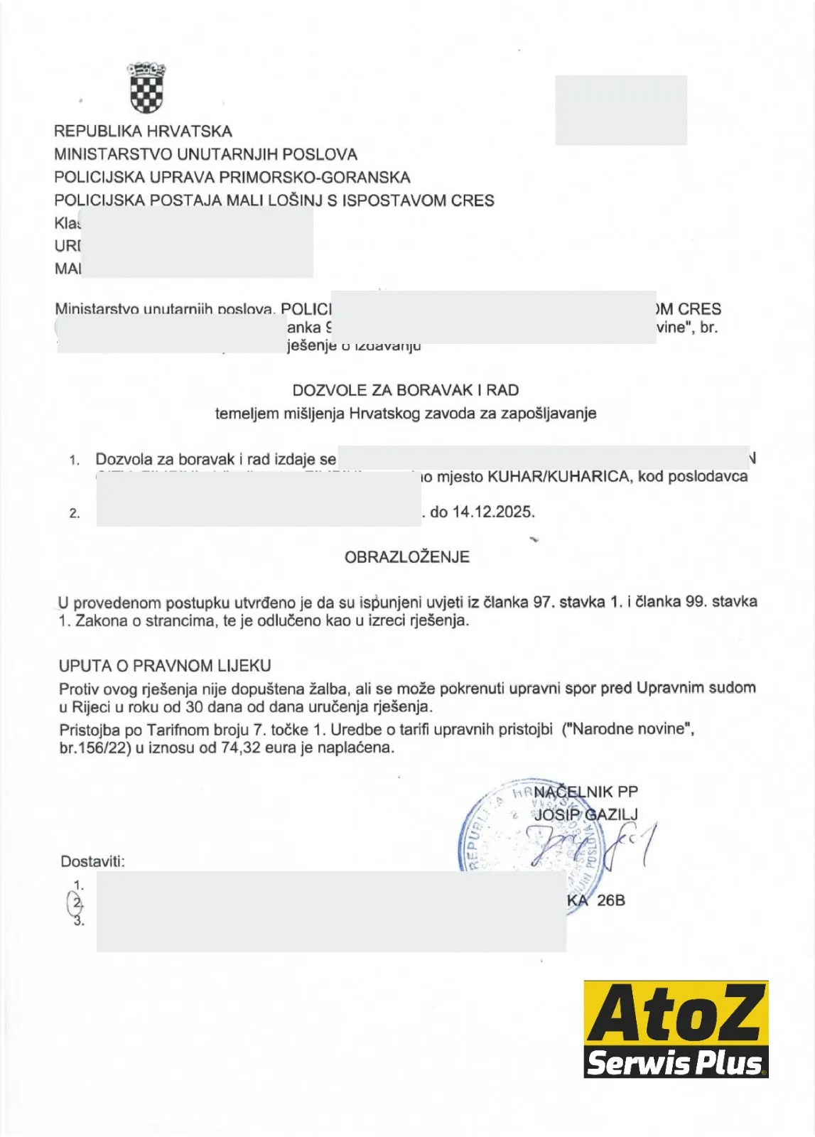 Complete list of Croatia Work Permit Success Stories