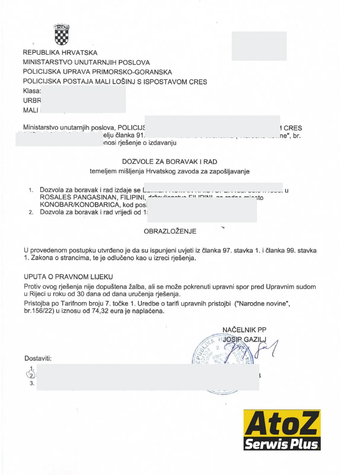 Complete list of Croatia Work Permit Success Stories