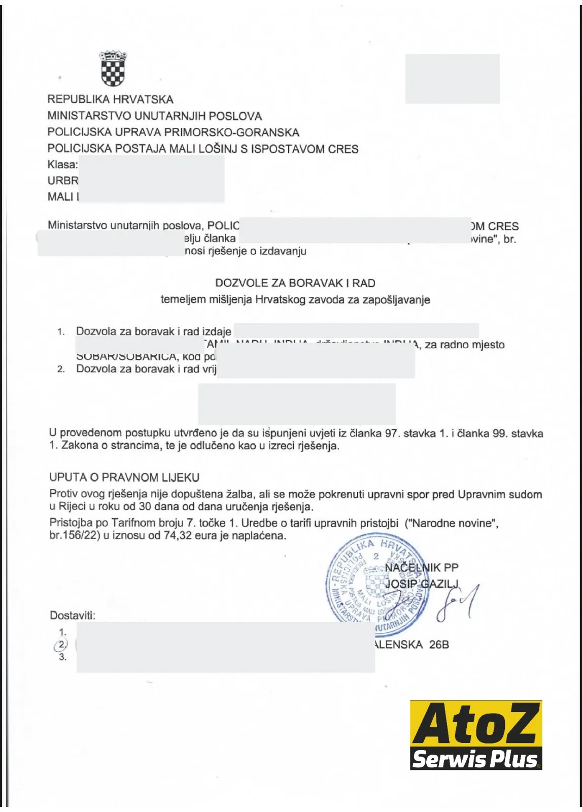 Complete list of Croatia Work Permit Success Stories
