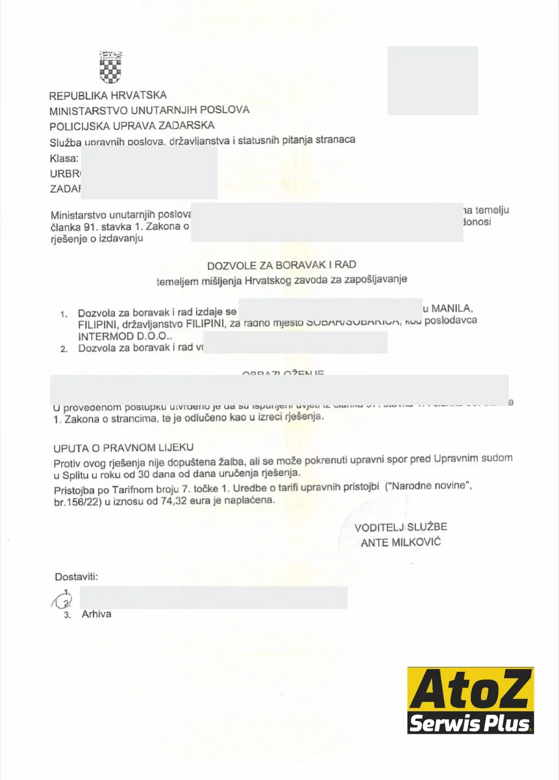Complete list of Croatia Work Permit Success Stories