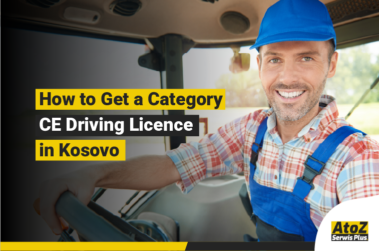Category CE truck driving licence training in Kosovo