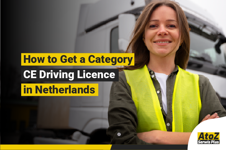Category CE truck driving licence training in Netherlands