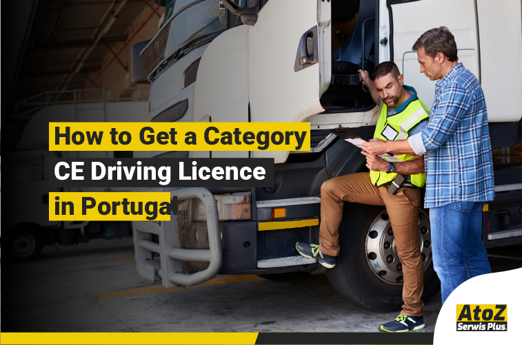 Category CE truck driving licence training in Portugal