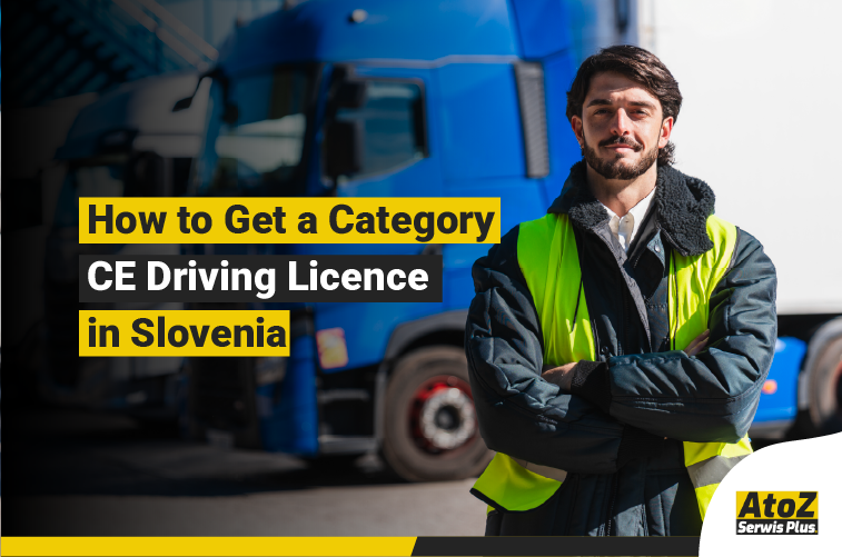 Category CE truck driving licence training in Slovenia