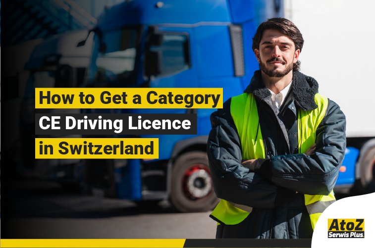 Category CE truck driving licence training in Switzerland
