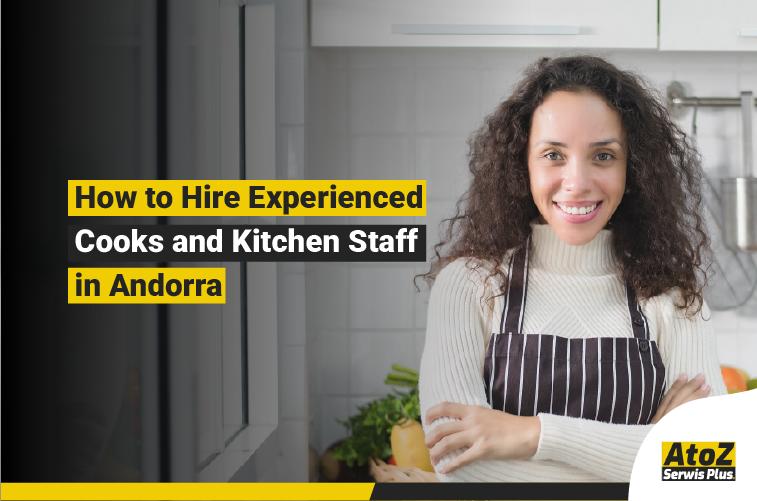 Experienced cooks and kitchen staff working in a professional kitchen in Andorra