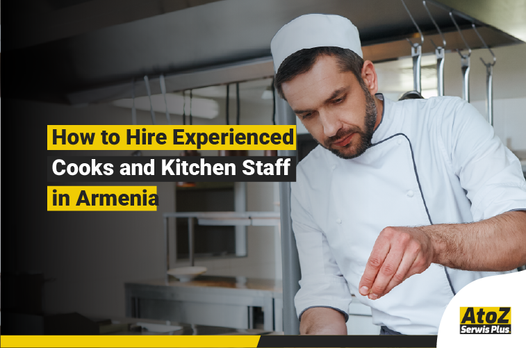 Experienced cooks and kitchen staff working in a professional kitchen in Armenia