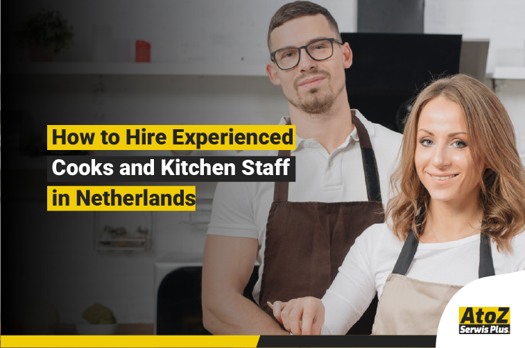 Experienced cooks and kitchen staff working in a professional kitchen in Netherlands