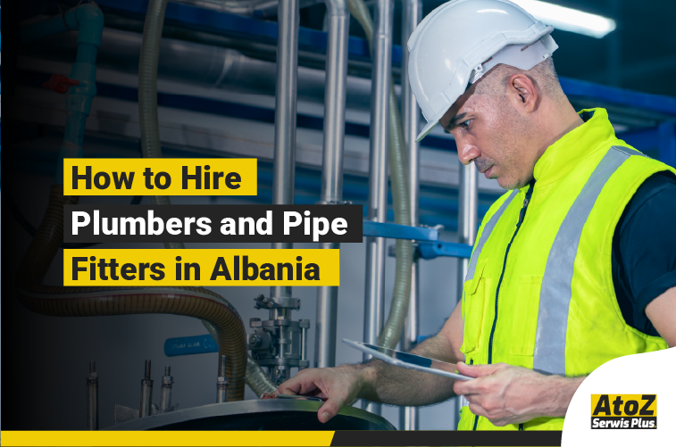 Qualified plumber and pipe fitter working in Albania