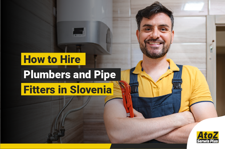 Qualified plumber and pipe fitter working in Slovenia