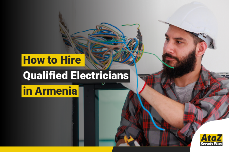 Qualified industrial electrician working in Armenia