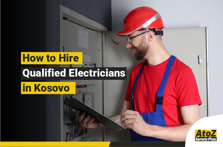 Qualified industrial electrician working in Kosovo