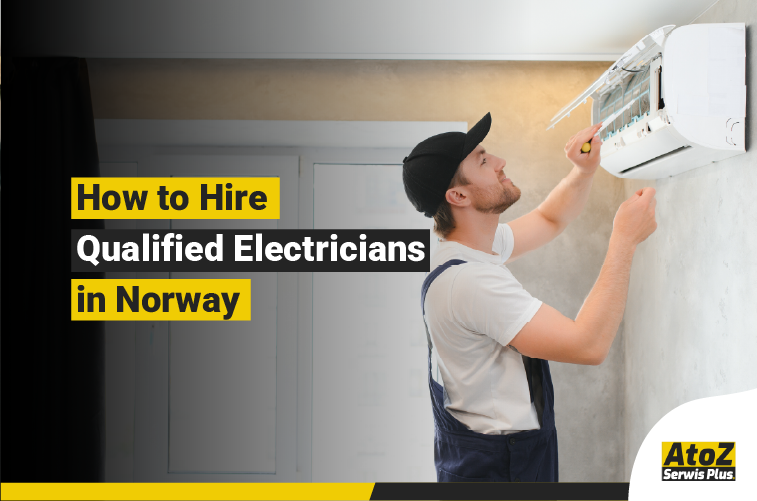 Qualified industrial electrician working in Norway