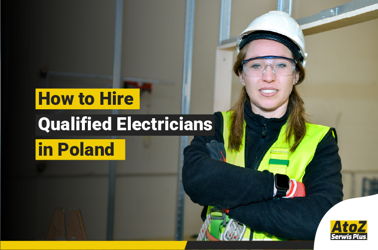 Qualified industrial electrician working in Poland