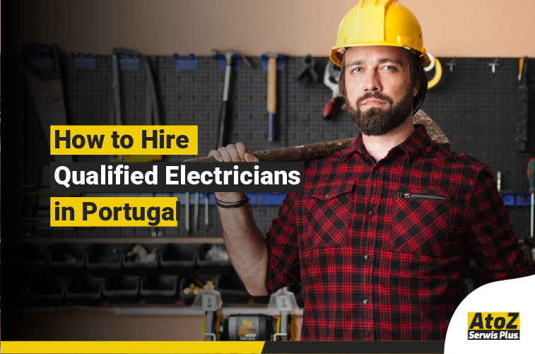 Qualified industrial electrician working in Portugal