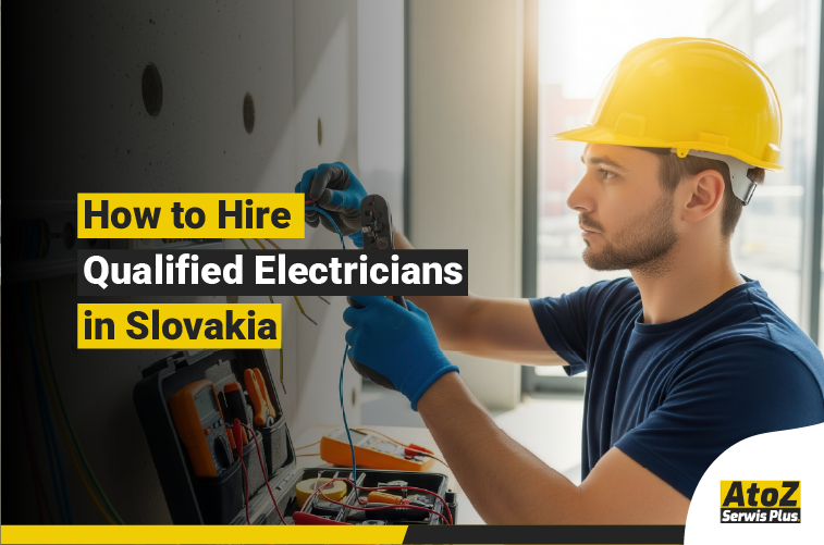 Qualified industrial electrician working in Slovakia