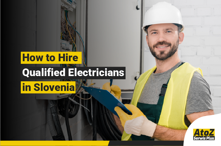 Qualified industrial electrician working in Slovenia