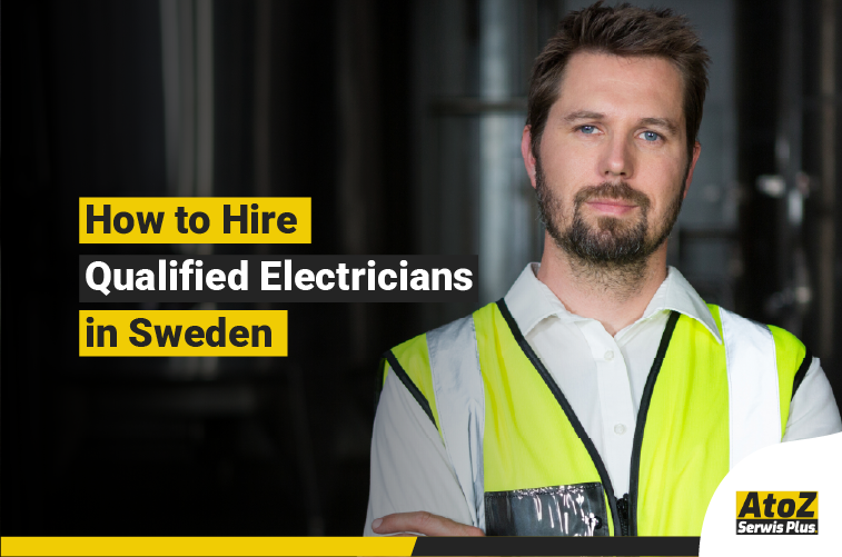 Qualified industrial electrician working in Sweden