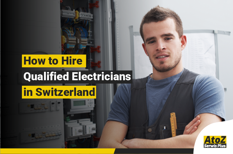 Qualified industrial electrician working in Switzerland