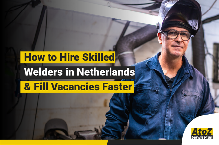 Skilled welder performing industrial welding in Netherlands