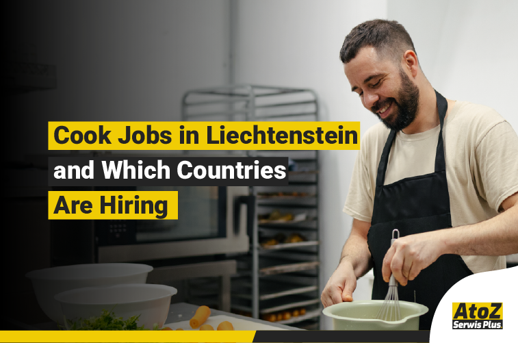 Cook preparing food in a professional kitchen in Liechtenstein