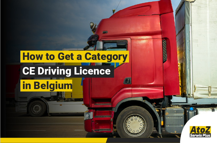 Category CE truck driving licence training in Belgium