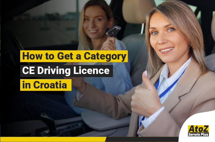 Category CE truck driving licence training in Croatia