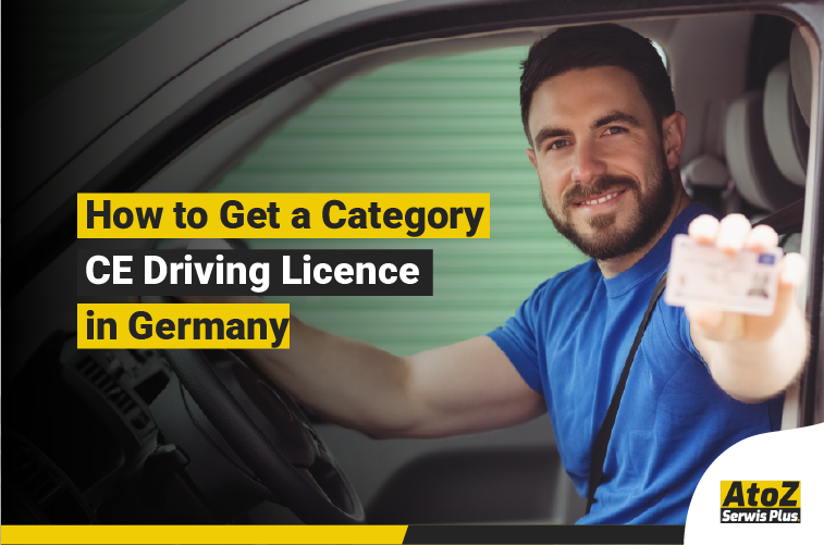 Category CE truck driving licence training in Germany