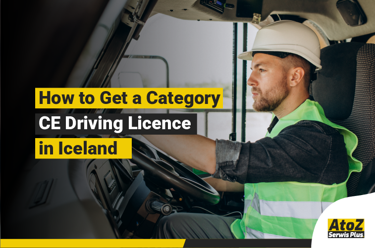 Category CE truck driving licence training in Iceland