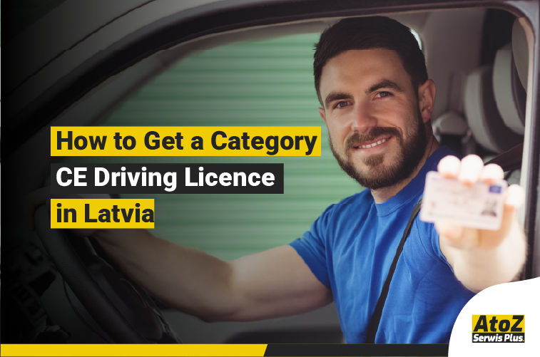 Category CE truck driving licence training in Latvia