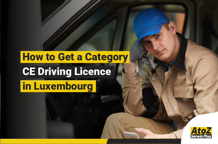 Category CE truck driving licence training in Luxembourg