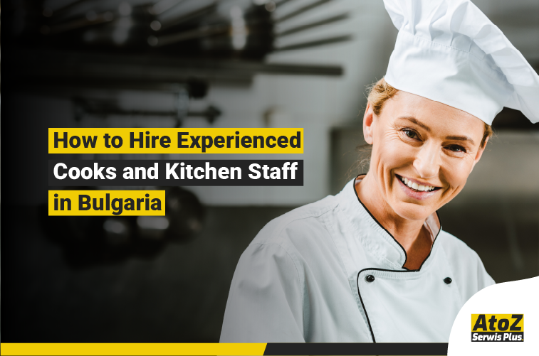 Experienced cooks and kitchen staff working in a professional kitchen in Bulgaria