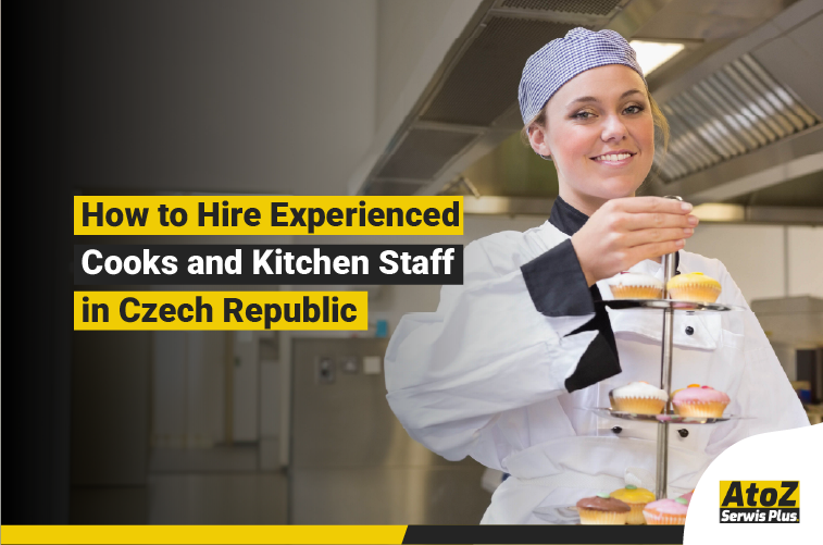 Experienced cooks and kitchen staff working in a professional kitchen in Czech Republic
