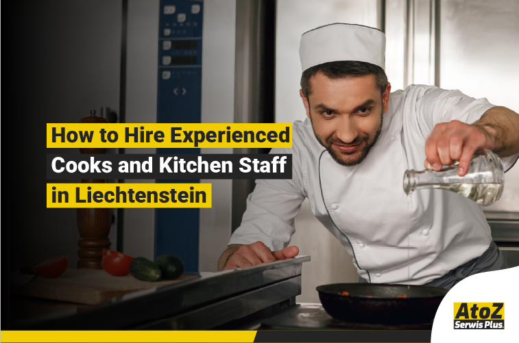 Experienced cooks and kitchen staff working in a professional kitchen in Liechtenstein