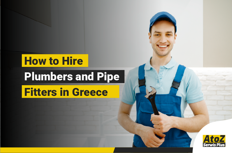 Qualified plumber and pipe fitter working in Greece