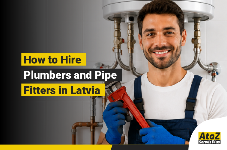 Qualified plumber and pipe fitter working in Latvia