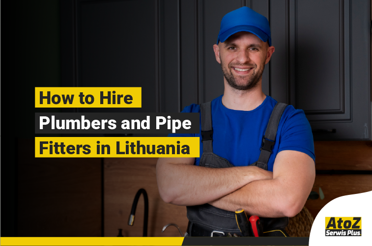 Qualified plumber and pipe fitter working in Lithuania