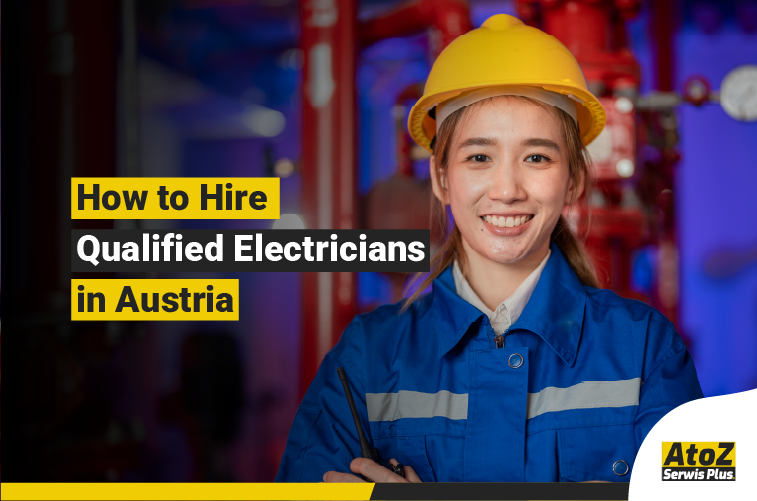 Qualified industrial electrician working in Austria