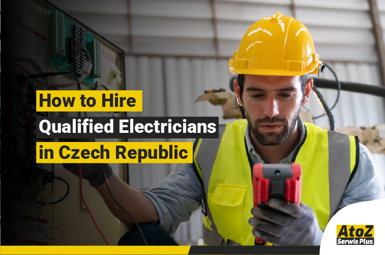Qualified industrial electrician working in Czech Republic