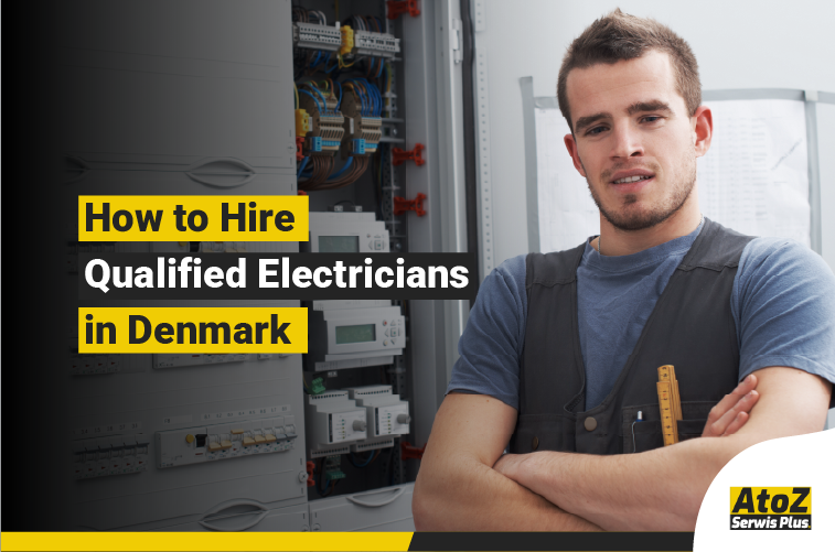 Qualified industrial electrician working in Denmark