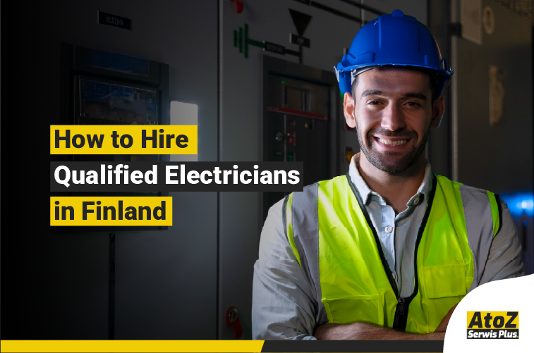 Qualified industrial electrician working in Finland