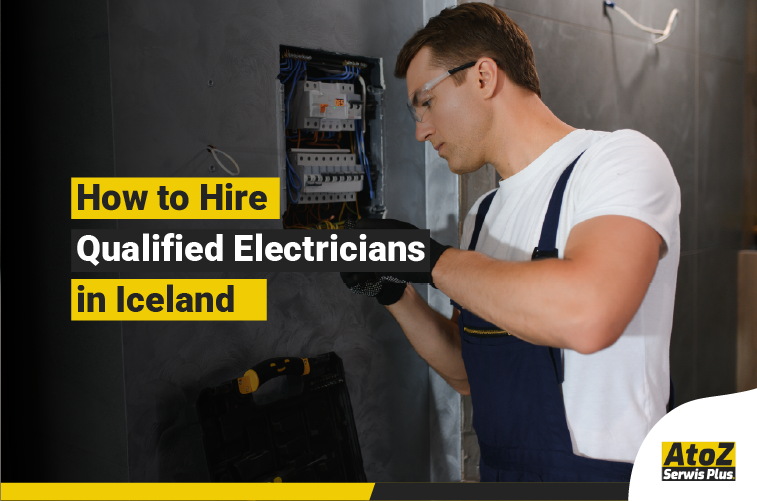 Qualified industrial electrician working in Iceland