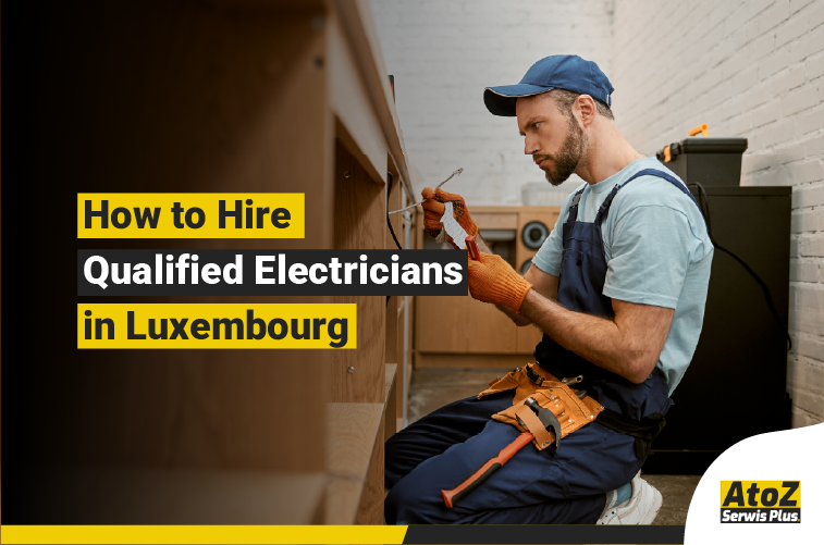 Qualified industrial electrician working in Luxembourg