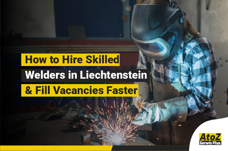 Skilled welder performing industrial welding in Liechtenstein